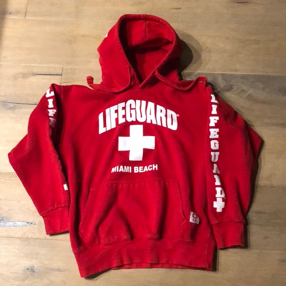 lifeguard hoodie miami beach